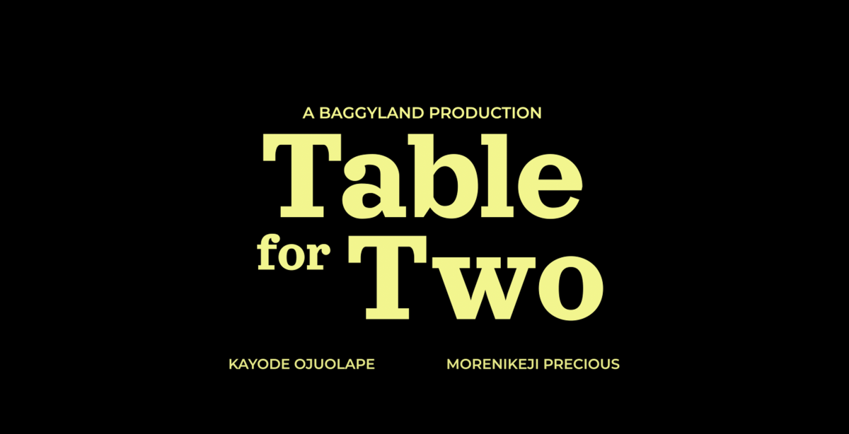 TABLE FOR TWO EPISODE 1